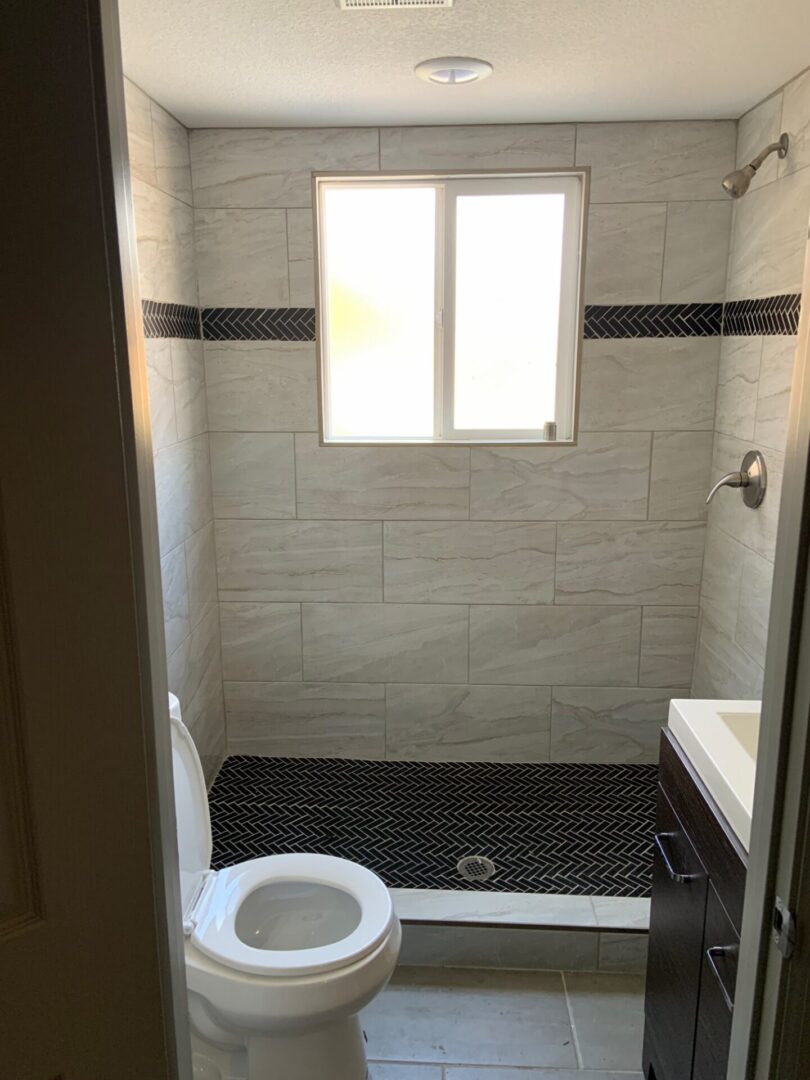Bathroom with Shower and Bath area